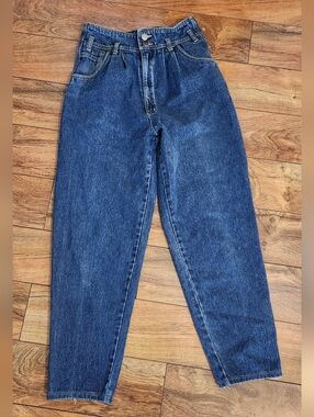 Vintage Mixed Blues Classic High-Rise Women's Blue Denim Jeans , Size 7